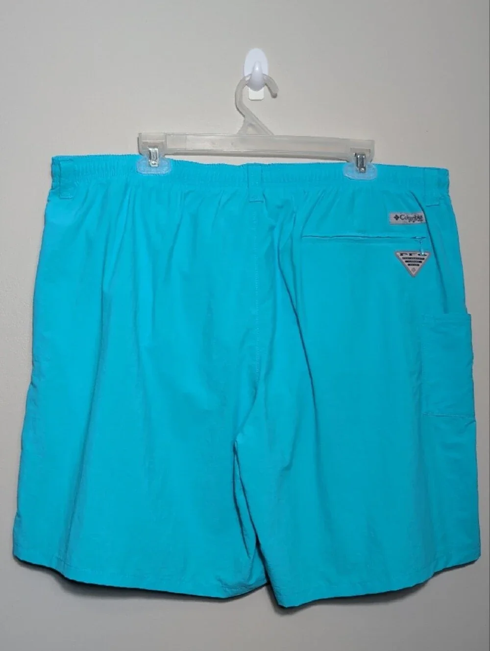 Columbia PFG Backcast IV Water Shorts Ocean Teal Men's Size XXL Beach Fishing